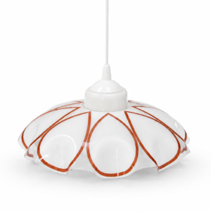 Lampa wisząca z dwoma kloszami