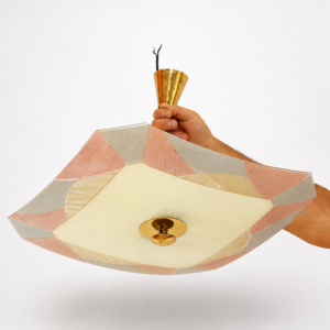 Lampa sufitowa parasolka, lata 60 Niemcy