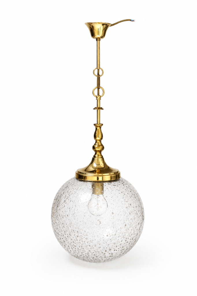 Lampa wisząca kula lata 70 Kabo