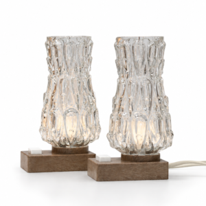 Dwie lampki lampy nocne lata 70