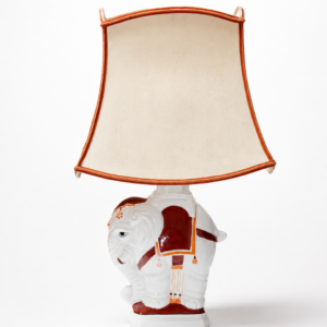 Lampa stołowa Feese ze słoniem, lata 70