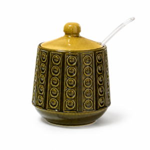 Ceramiczny pojemnik z łyżką Jasba