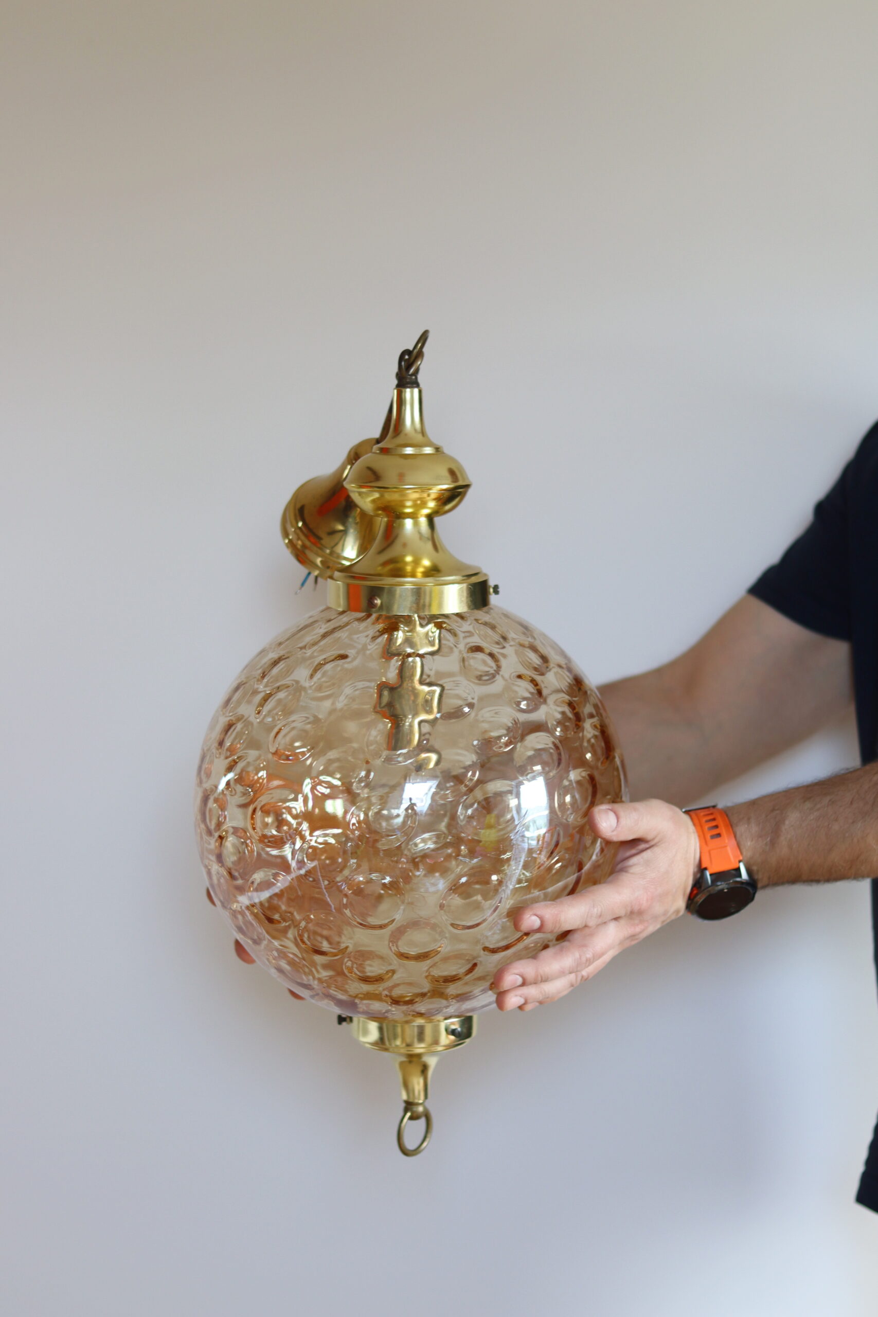 Imponująca lampa wisząca Limburg lata 60 - obrazek 11