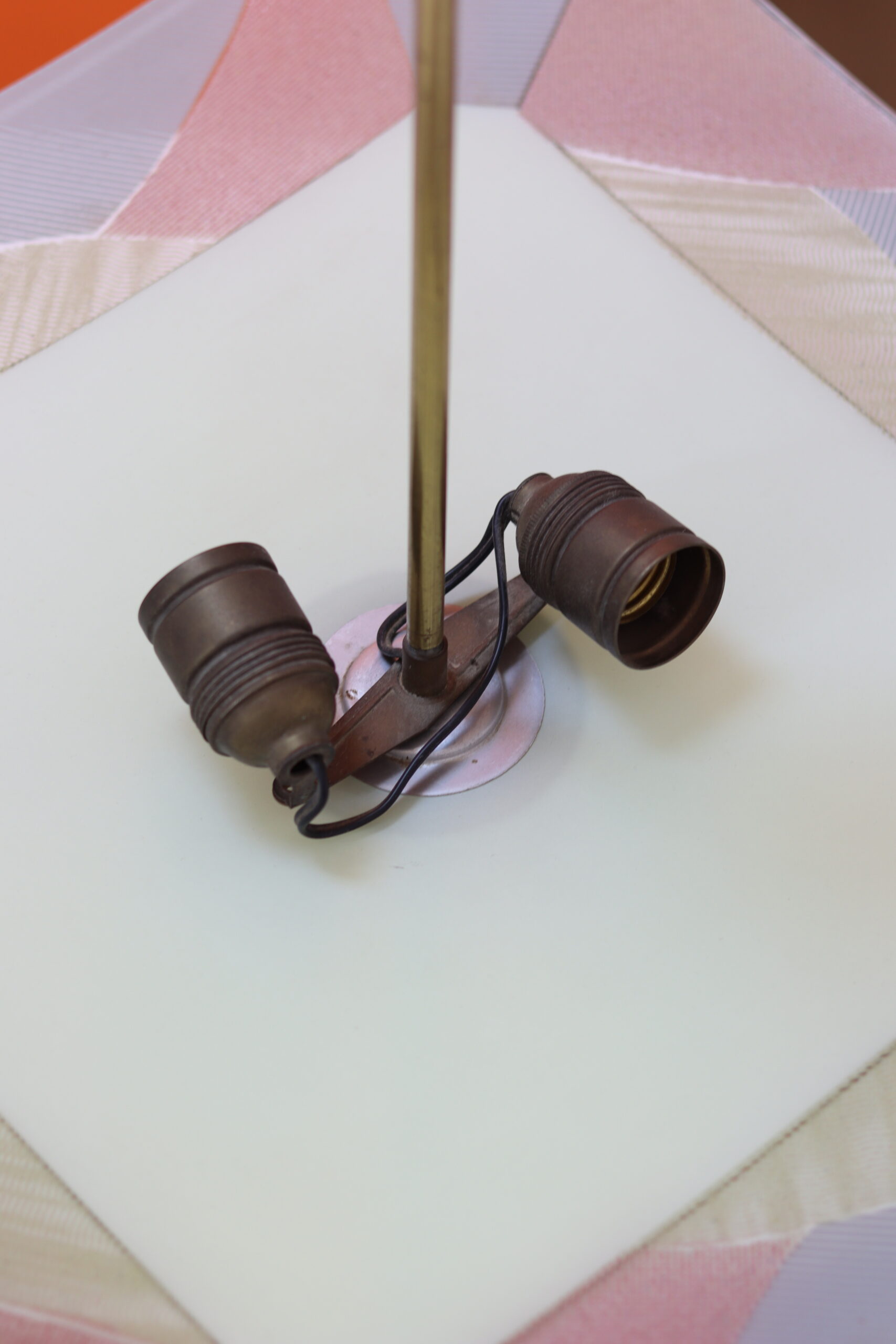 Lampa sufitowa parasolka, lata 60 Niemcy - obrazek 5