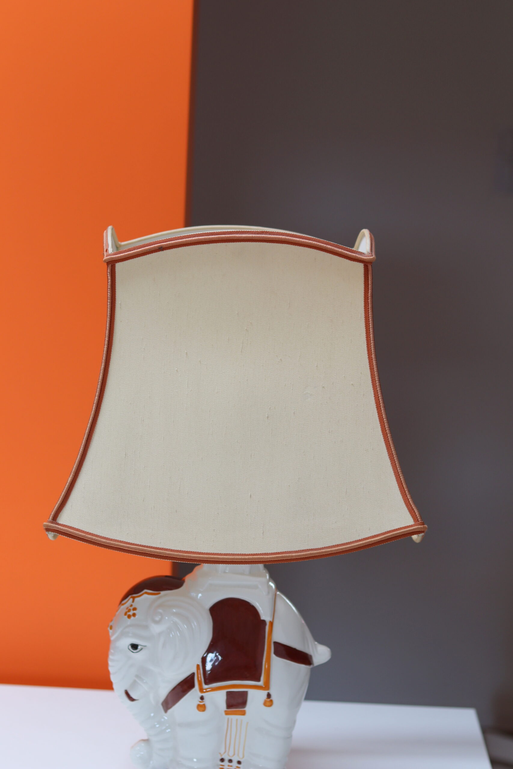 Lampa stołowa Feese ze słoniem, lata 70 - obrazek 4