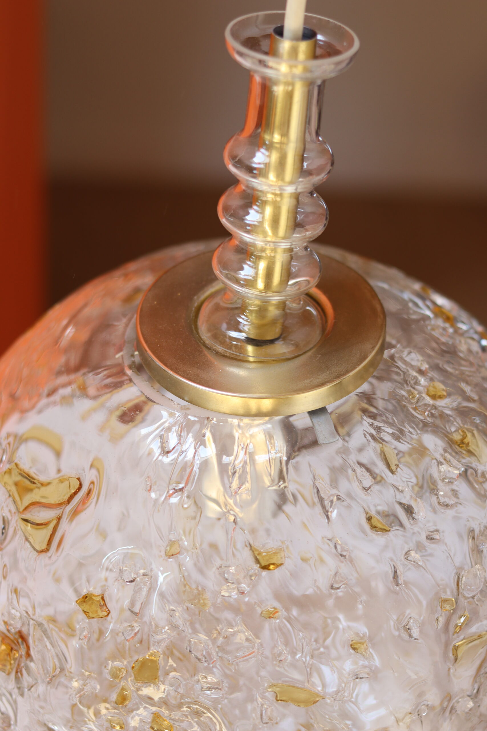 Lampa wisząca kula Doria, Niemcy, lata 60 - obrazek 4