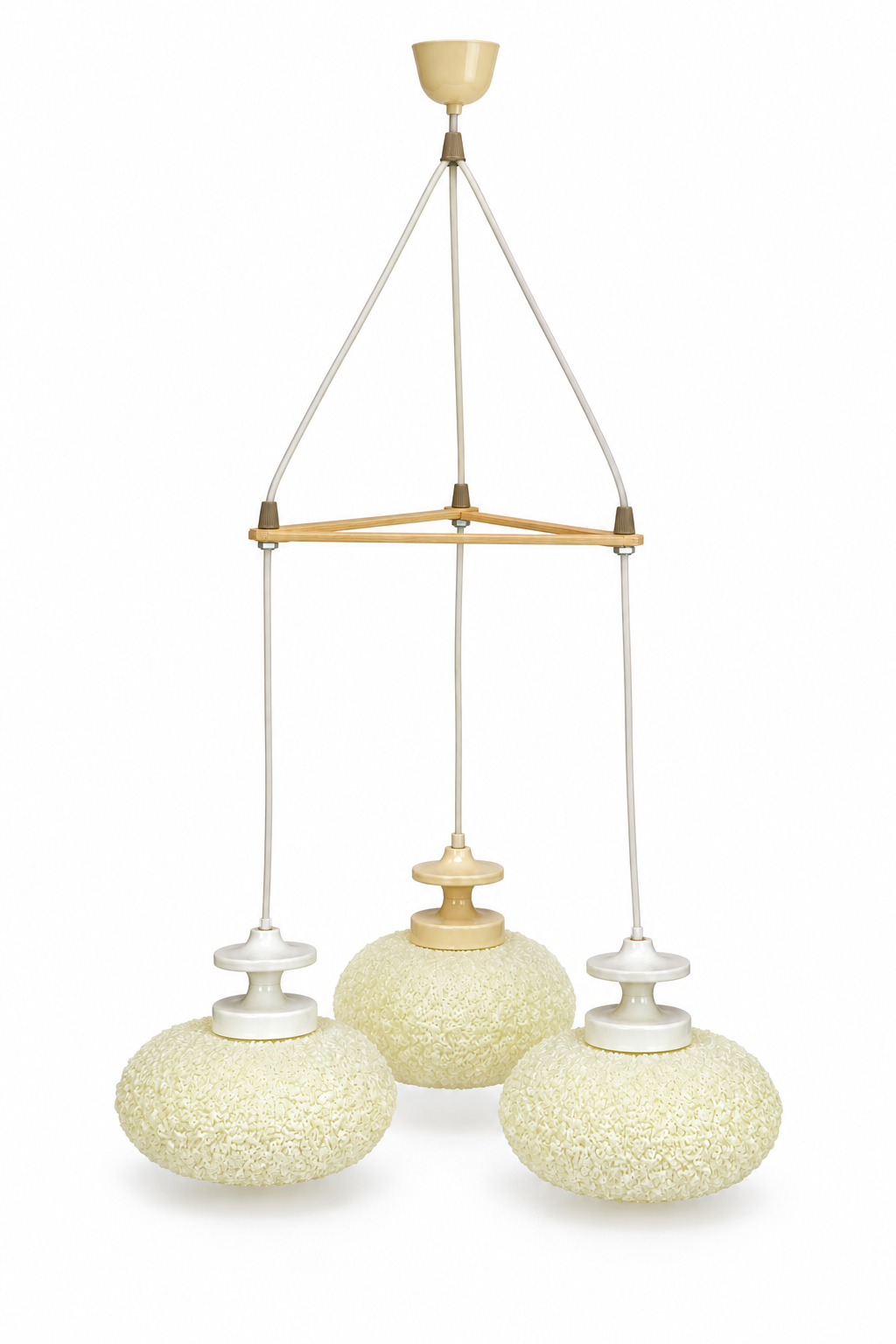 Lampa kaskadowa z granulatu, lata 70 Niemcy
