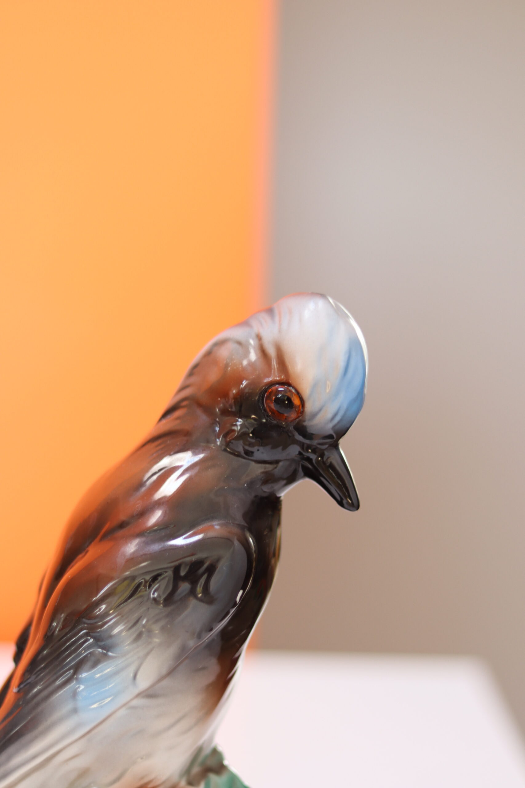 Porcelanowa lampka Dzięcioł lata 60 - obrazek 3