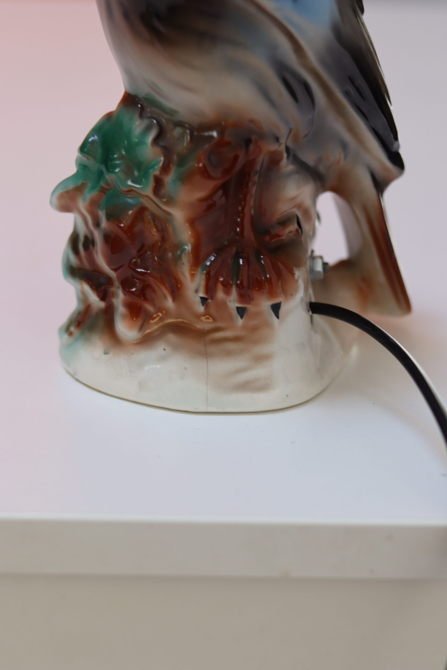 Porcelanowa lampka Dzięcioł lata 60 - obrazek 8