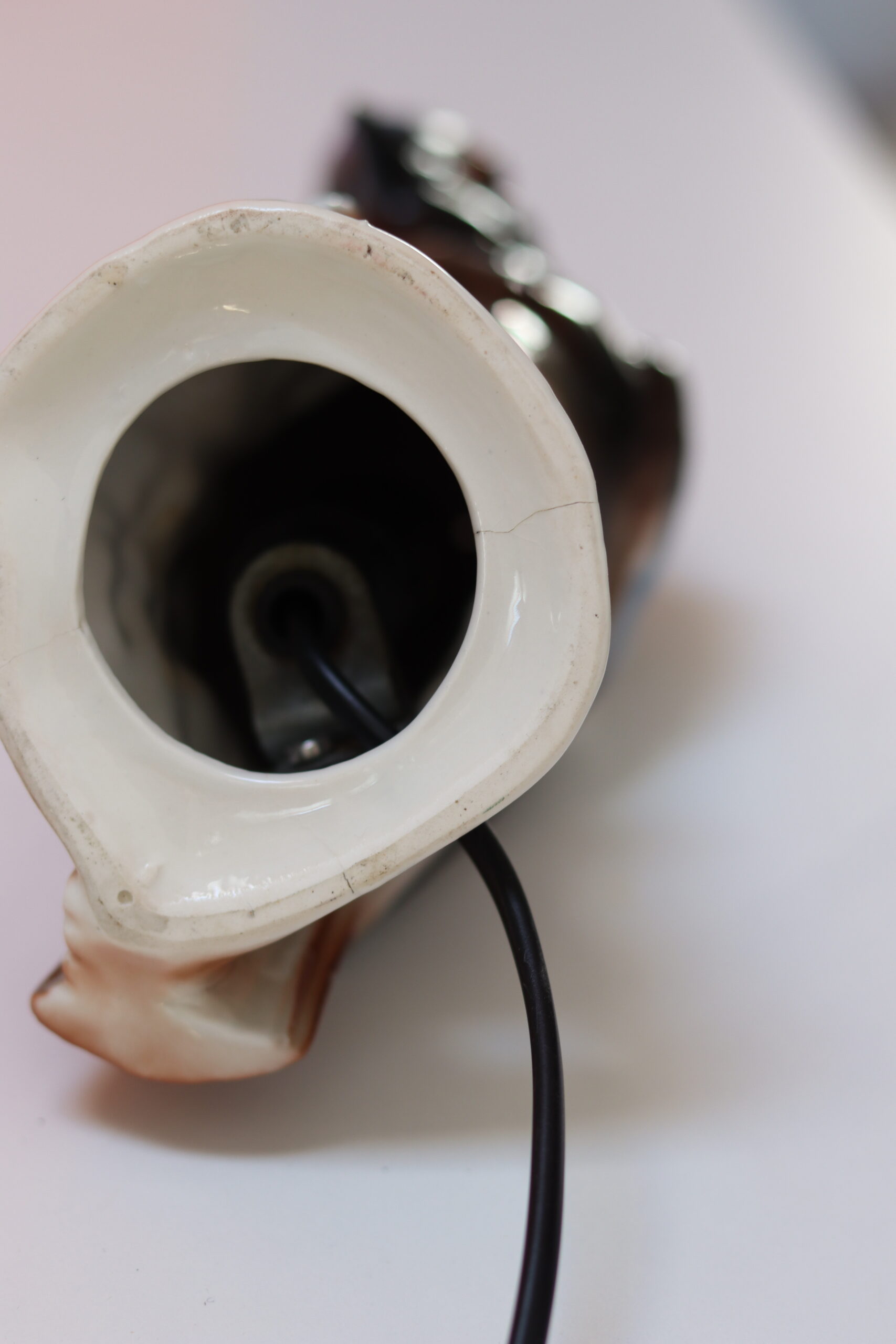Porcelanowa lampka Dzięcioł lata 60 - obrazek 10