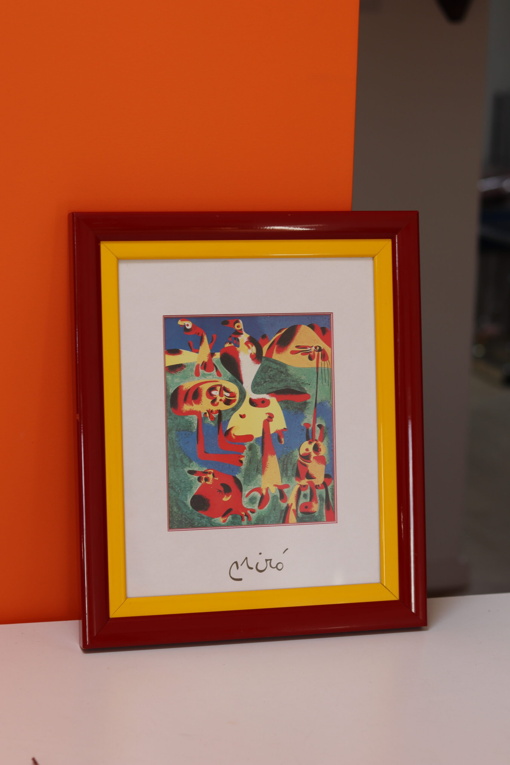 Oprawiona abstrakcja Joan Miró - obrazek 2