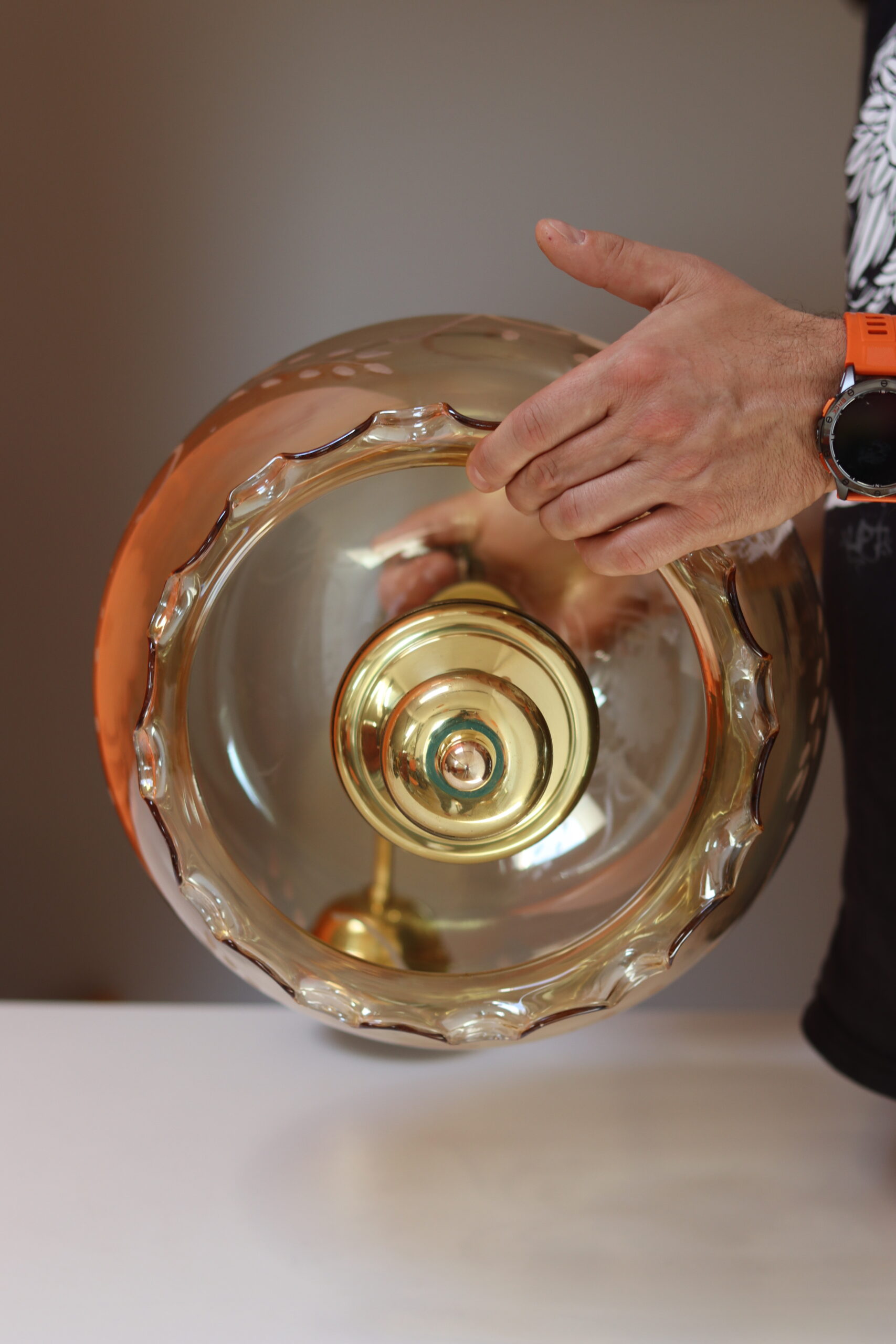 Lampa wisząca Honsel, lata 70 - obrazek 10