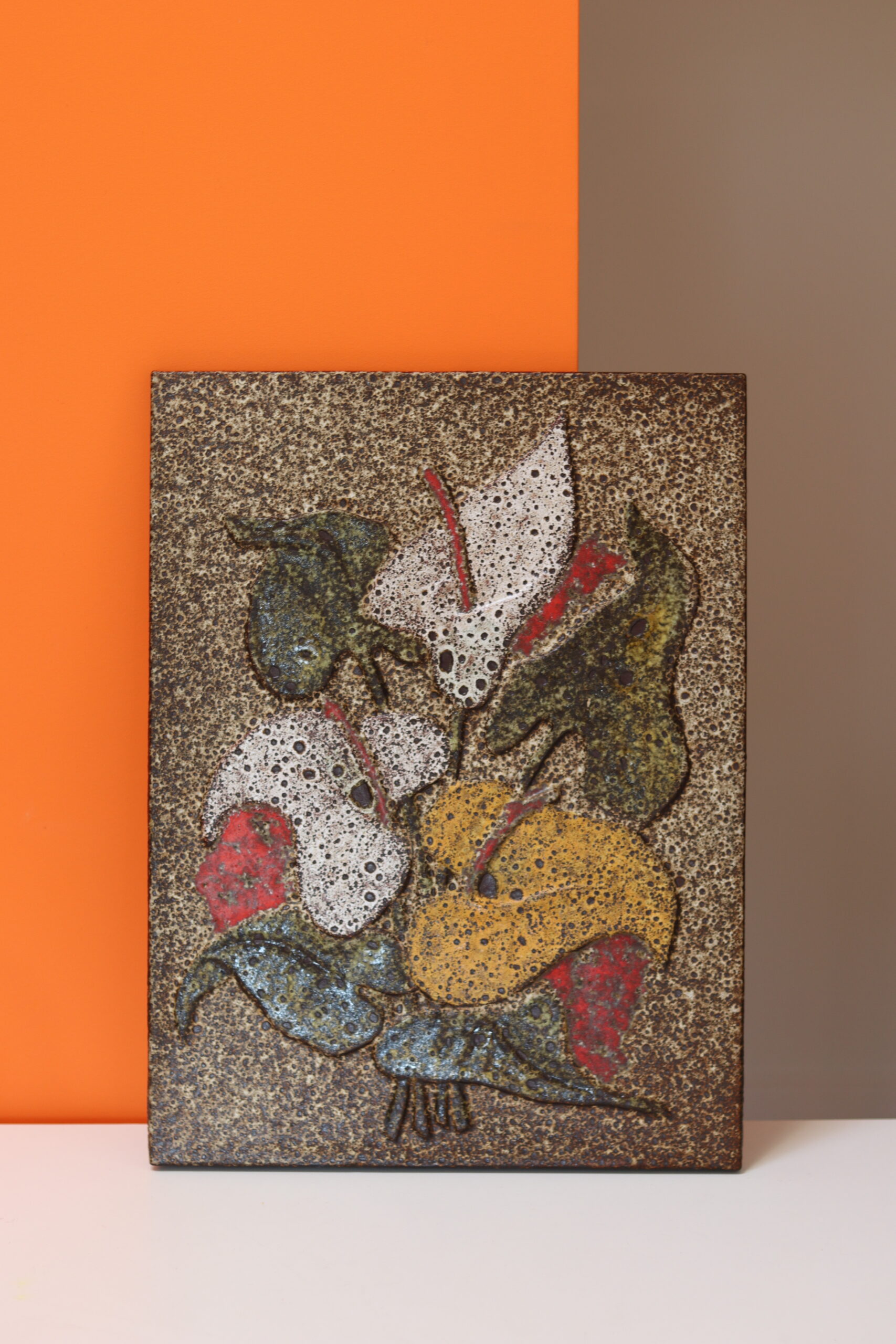 Ceramiczny kafel ścienny lata 60/70 - obrazek 2