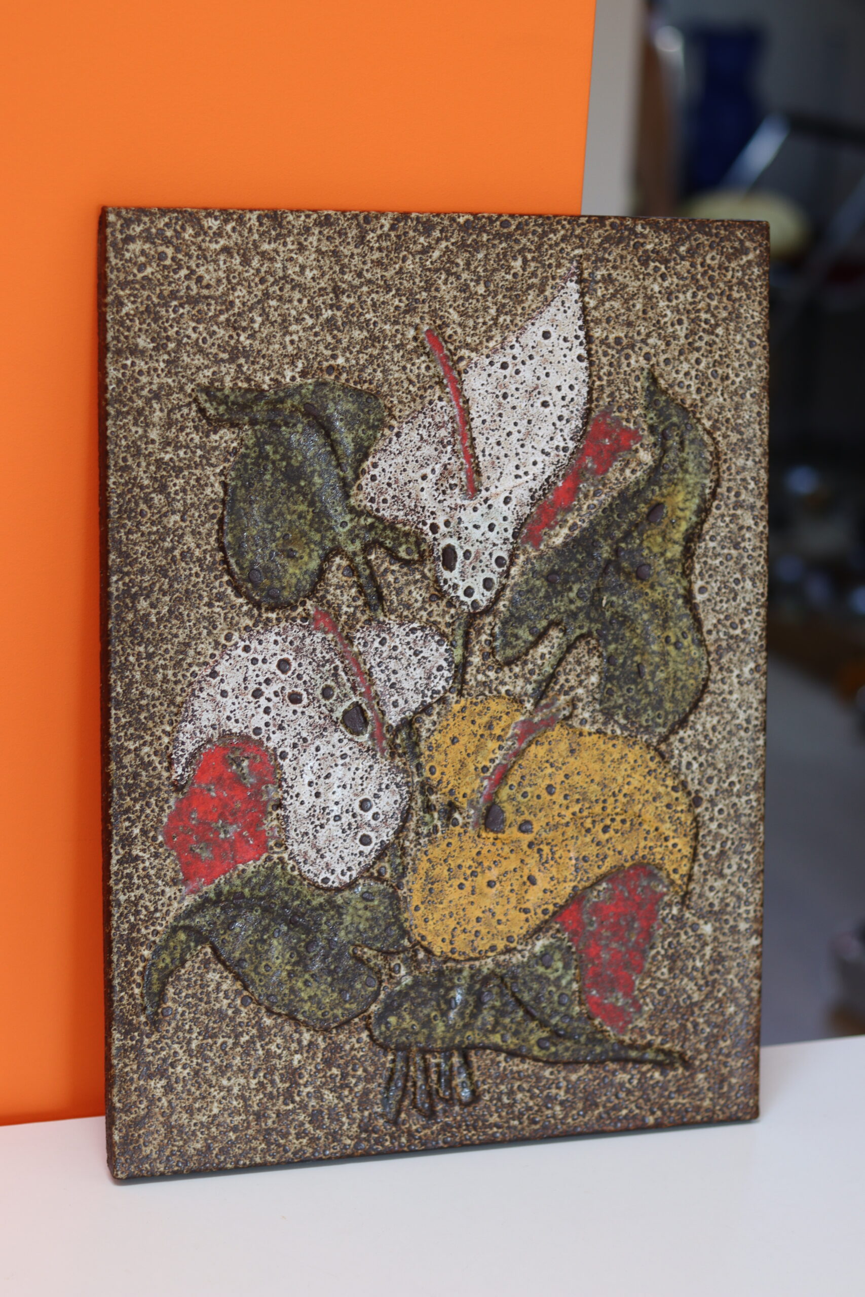 Ceramiczny kafel ścienny lata 60/70 - obrazek 3