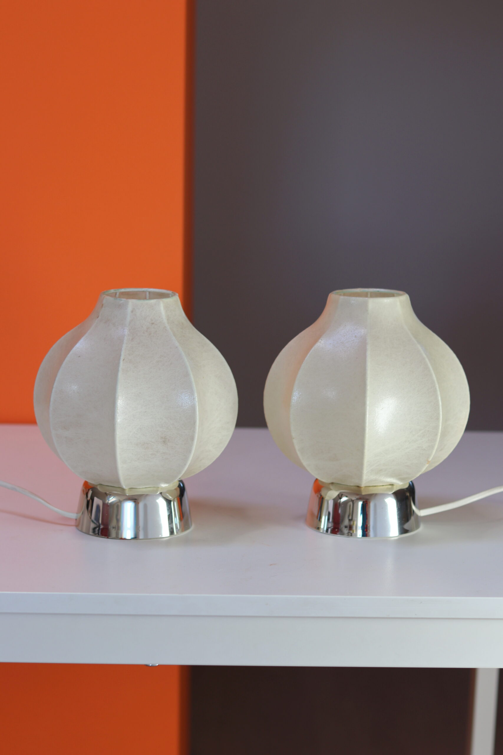 Dwie lampki nocne cocoon lata 60/70 - obrazek 11