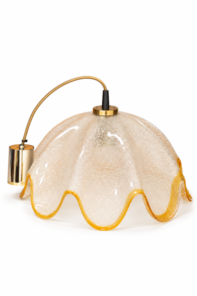 Lampa wisząca w stylu Murano, lata 60