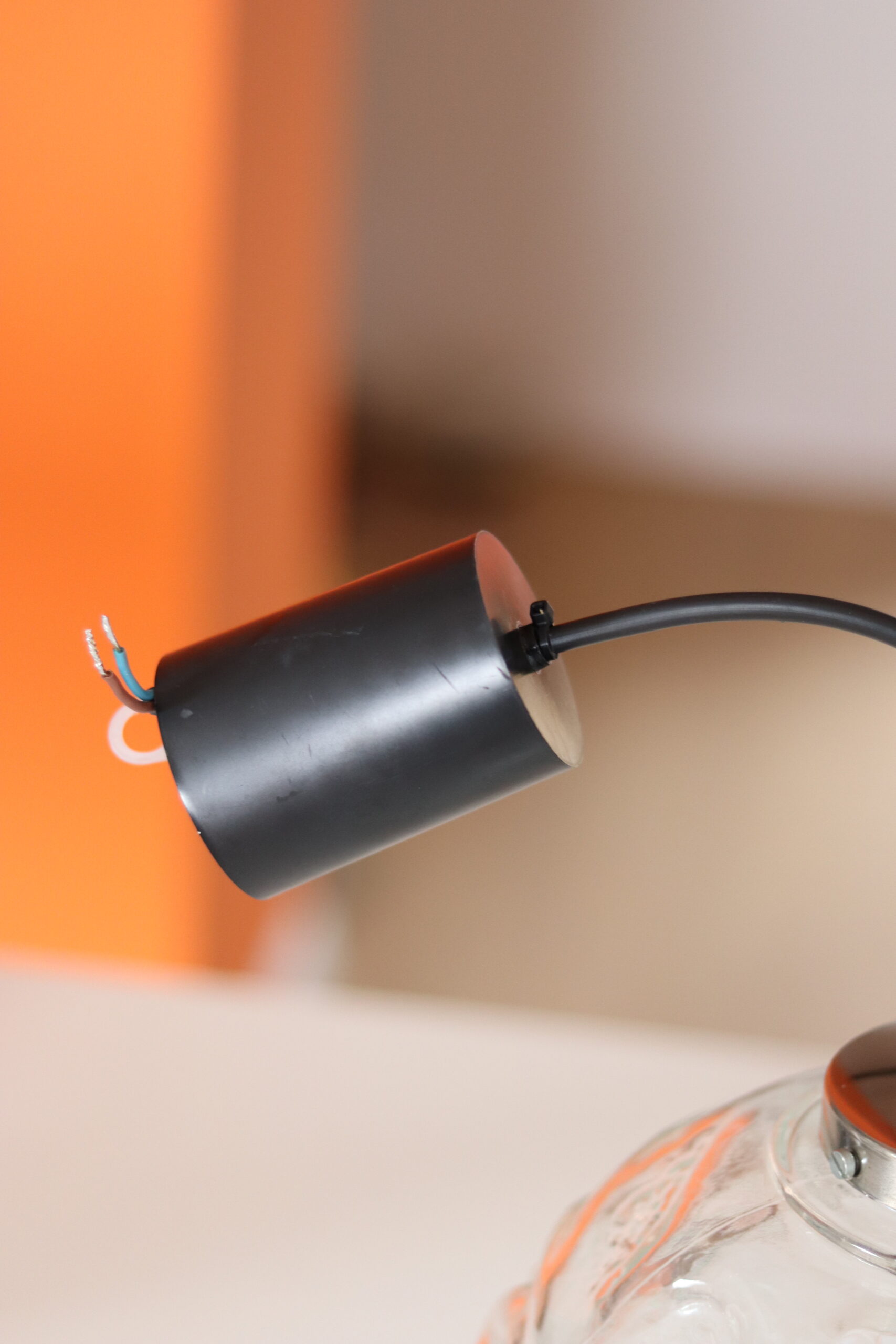 Lampa wisząca kula lata 70 - obrazek 5