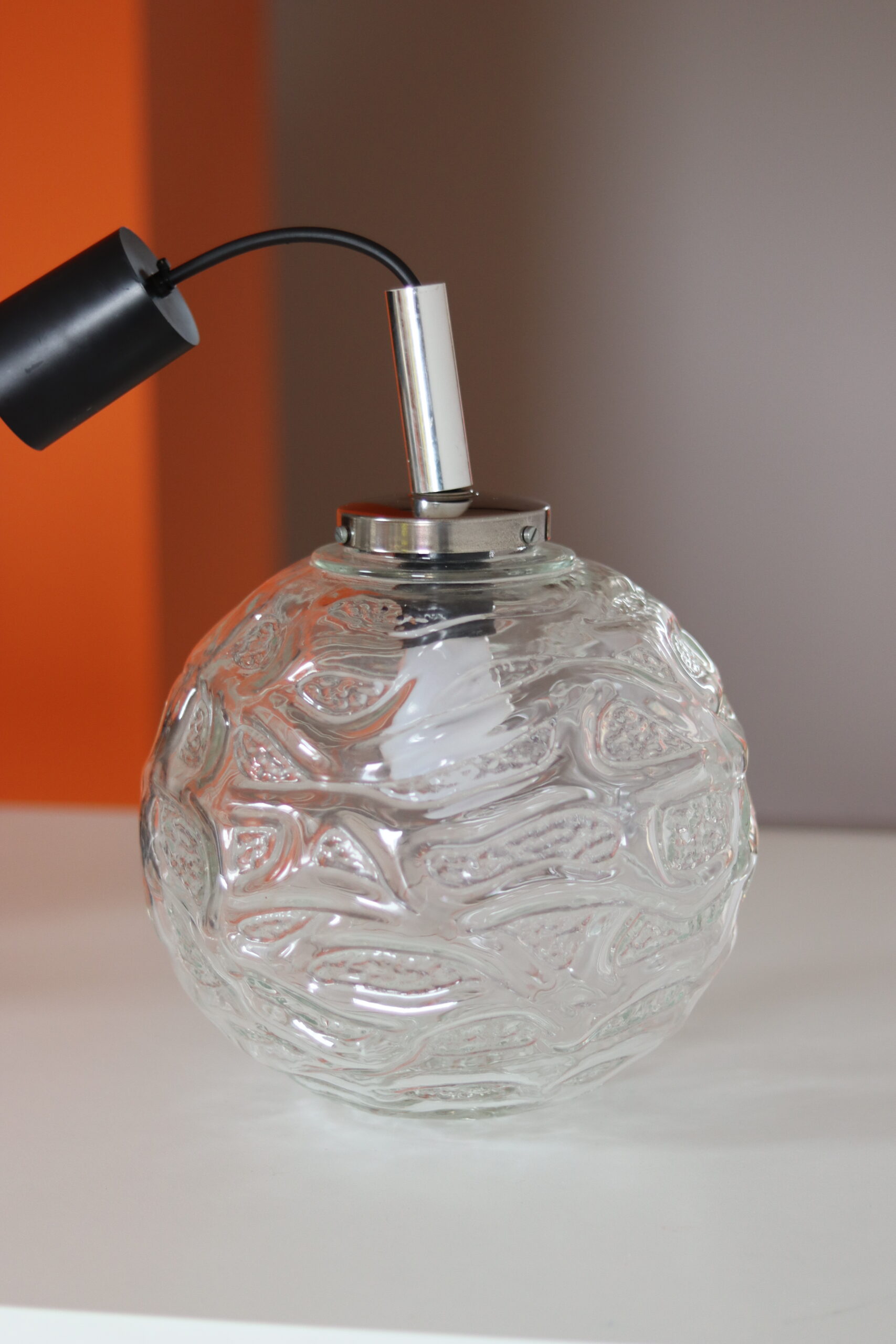 Lampa wisząca kula lata 70 - obrazek 6