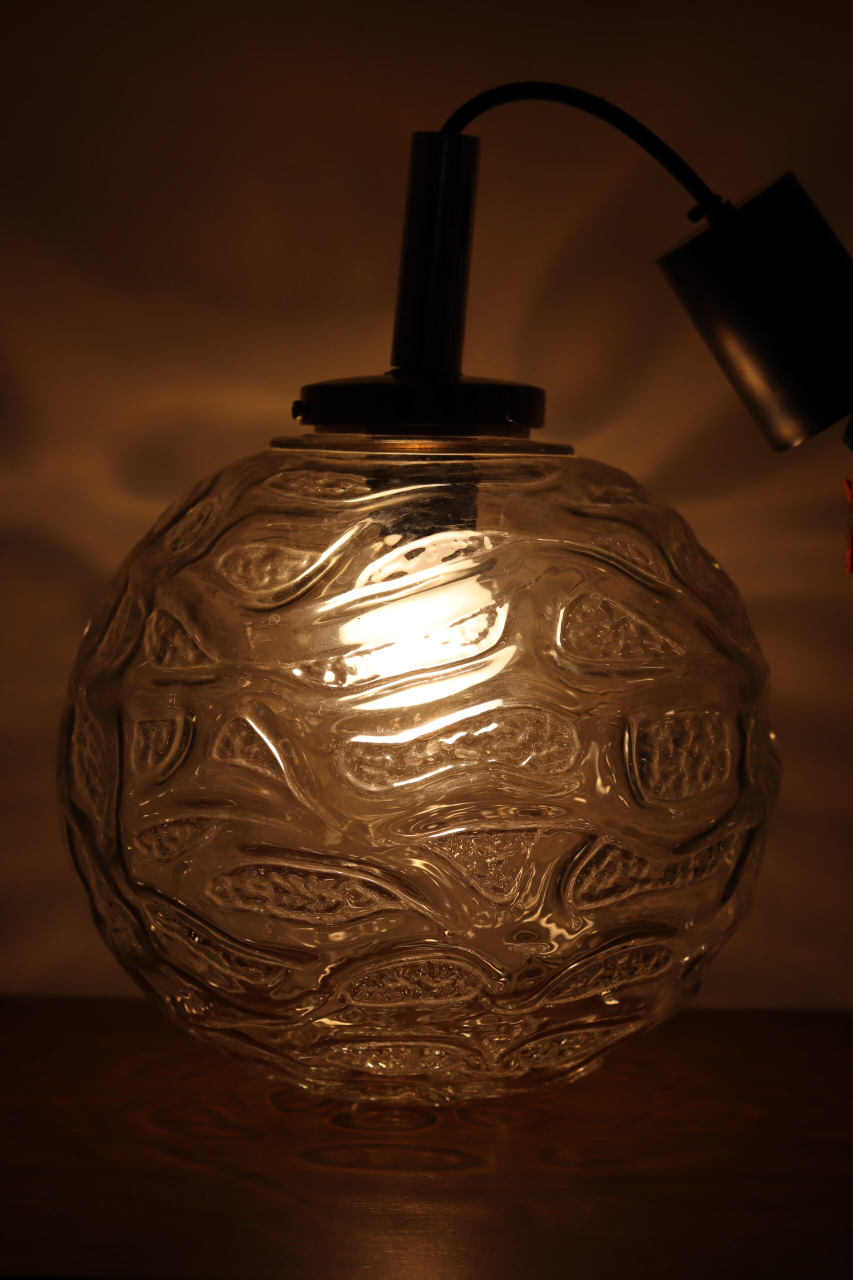Lampa wisząca kula lata 70 - obrazek 7