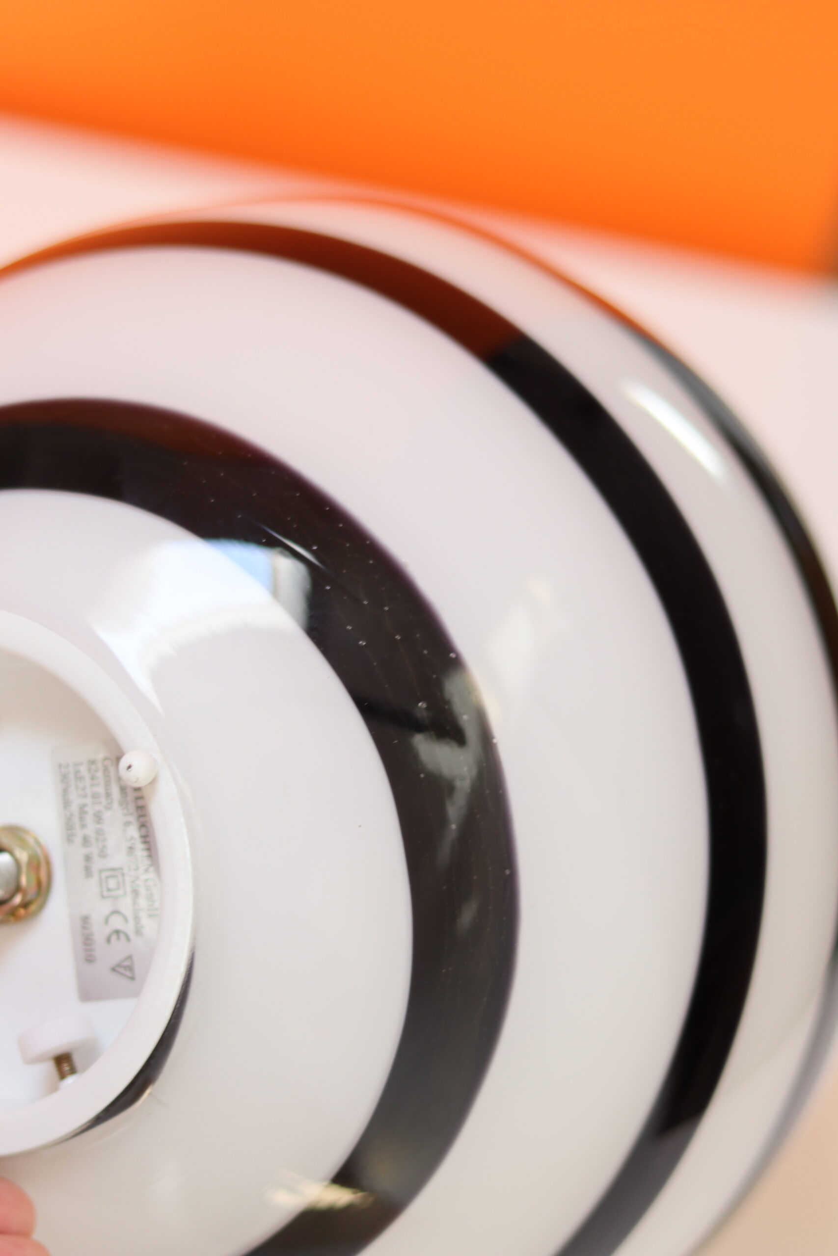 Szklana lampa kula Zebra Wofi Leuchten - obrazek 6