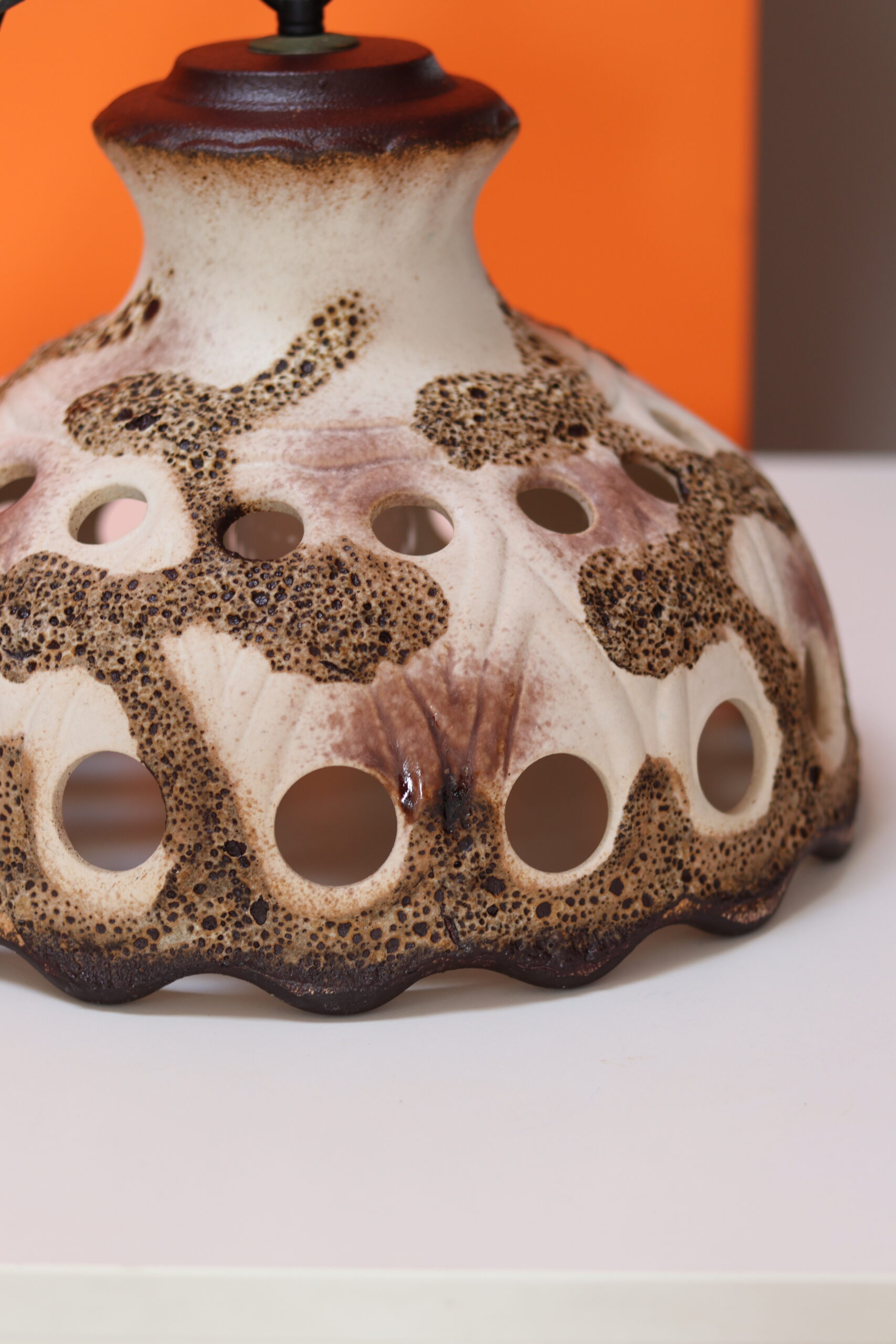 Ceramiczna lampa wisząca lata 60 / 70 - obrazek 7