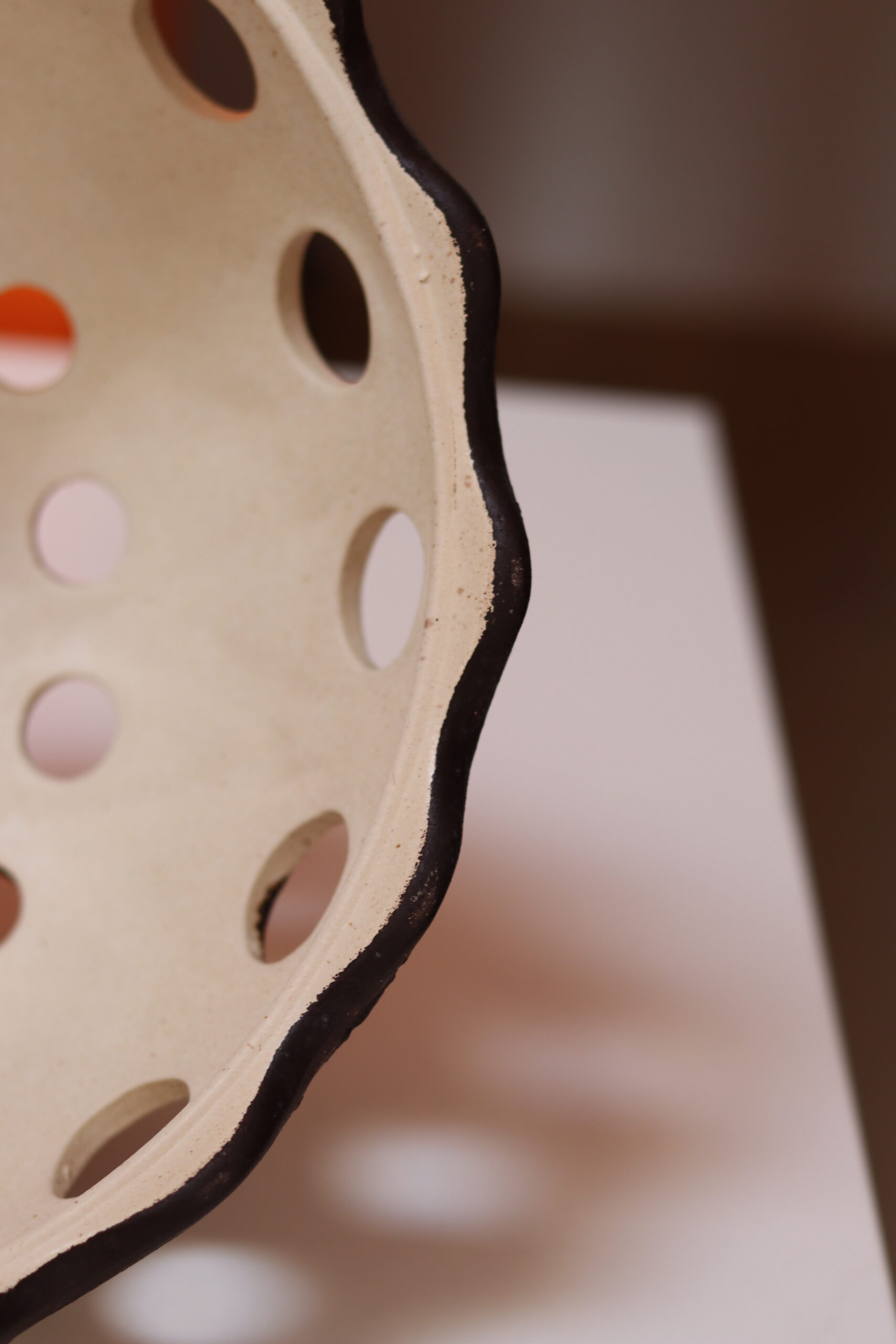 Ceramiczna lampa wisząca lata 60 / 70 - obrazek 10