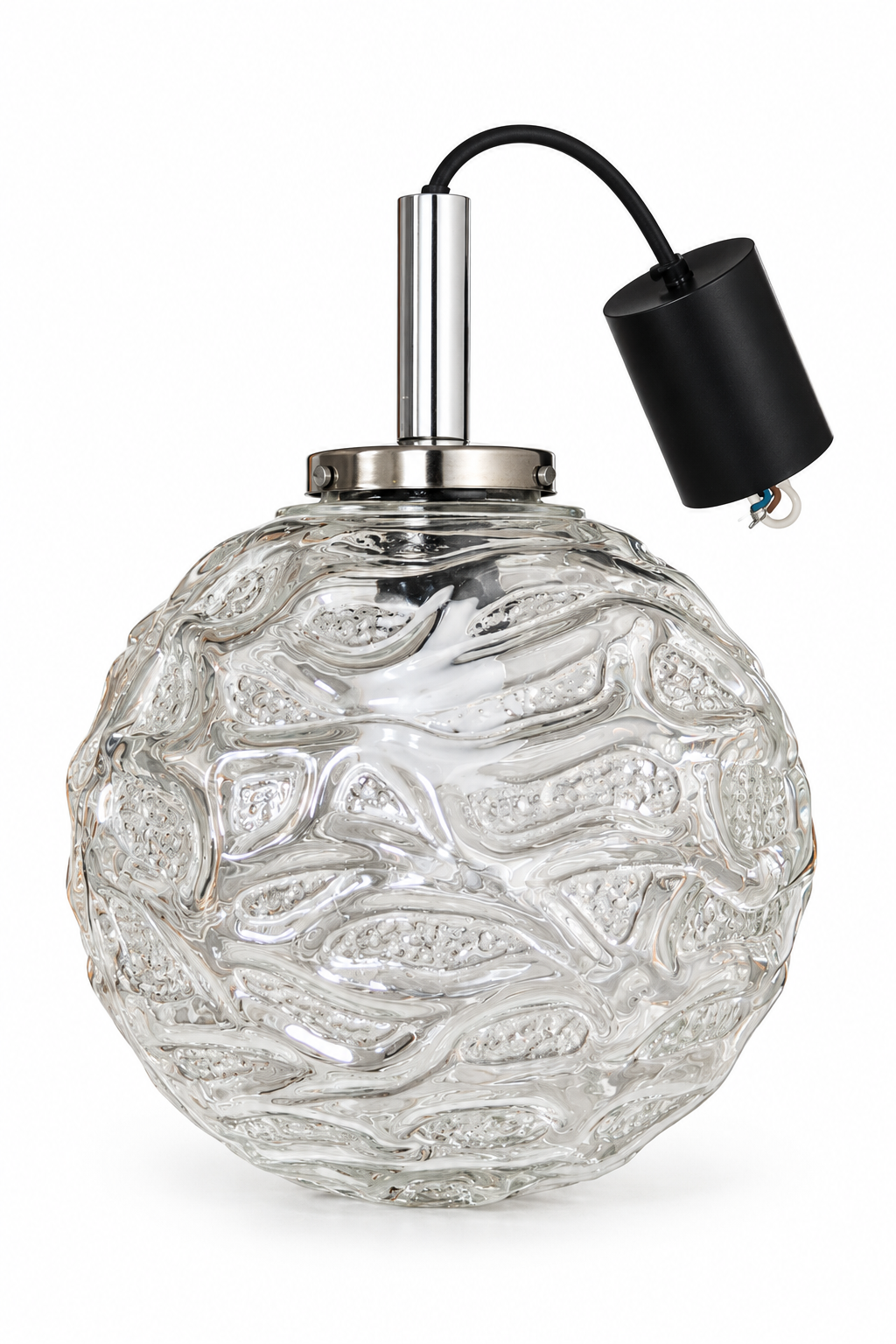 Lampa wisząca kula lata 70